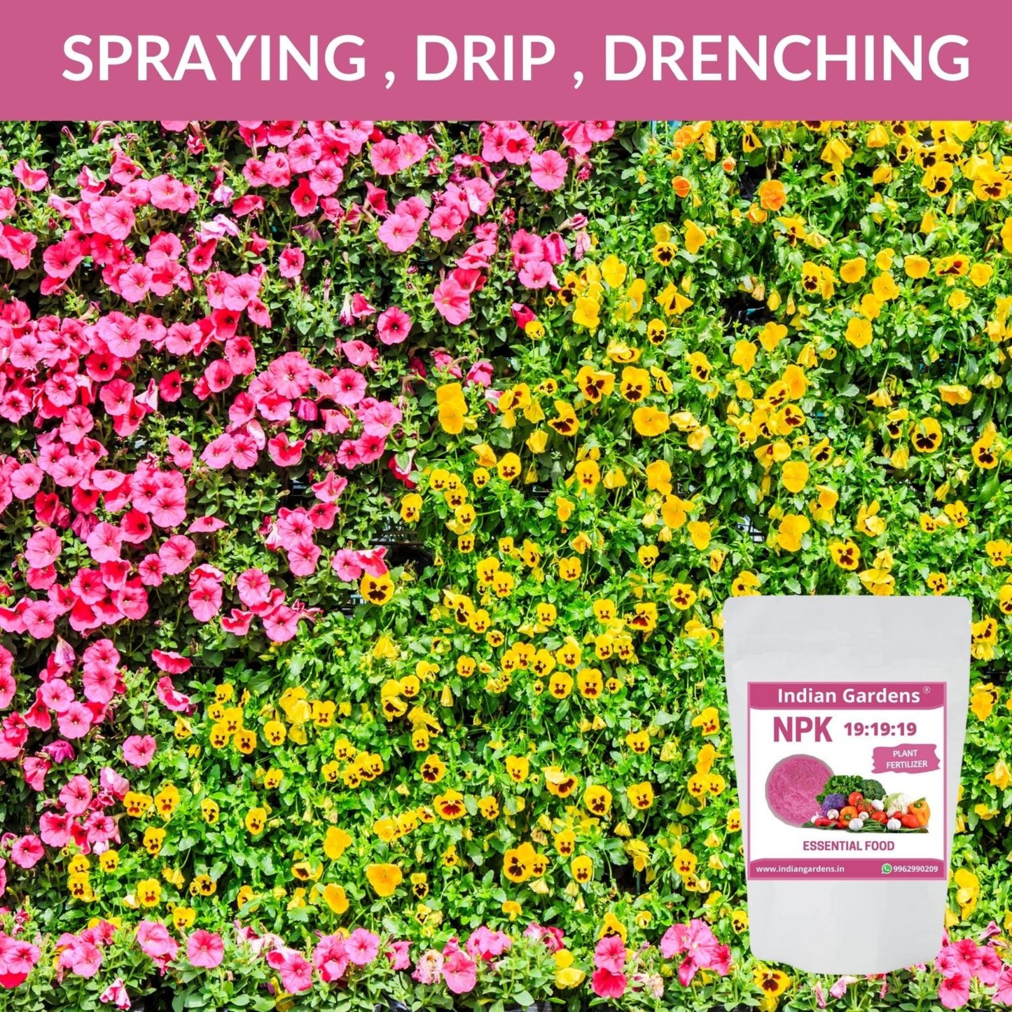 Npk 19 Fertilizer Powder For Plants