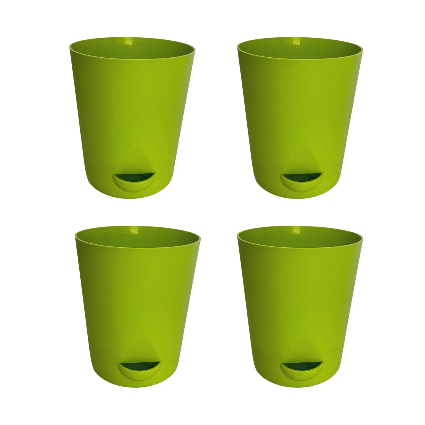 Colour Plastic Self Watering Pot  |Self Watering Pot | Colour Pot set of 4