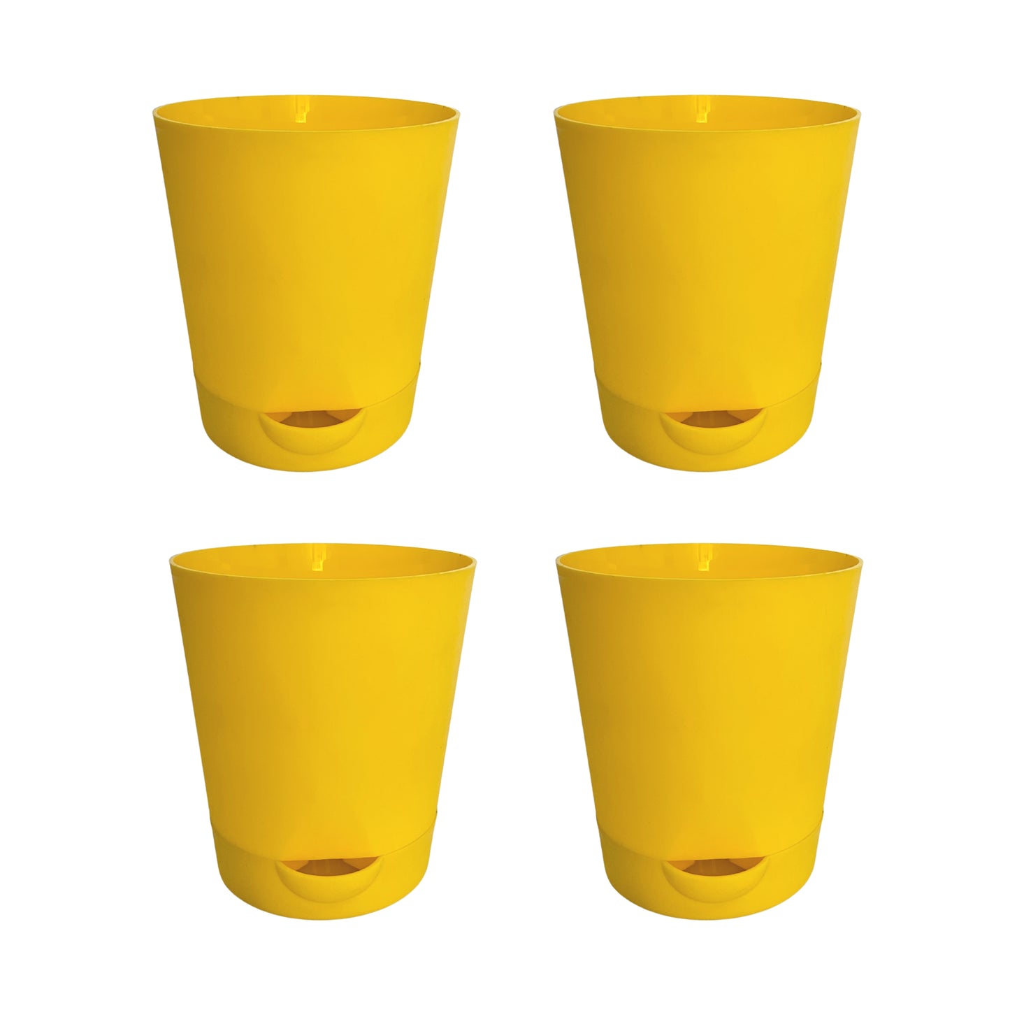 Colour Plastic Self Watering Pot  |Self Watering Pot | Colour Pot set of 4