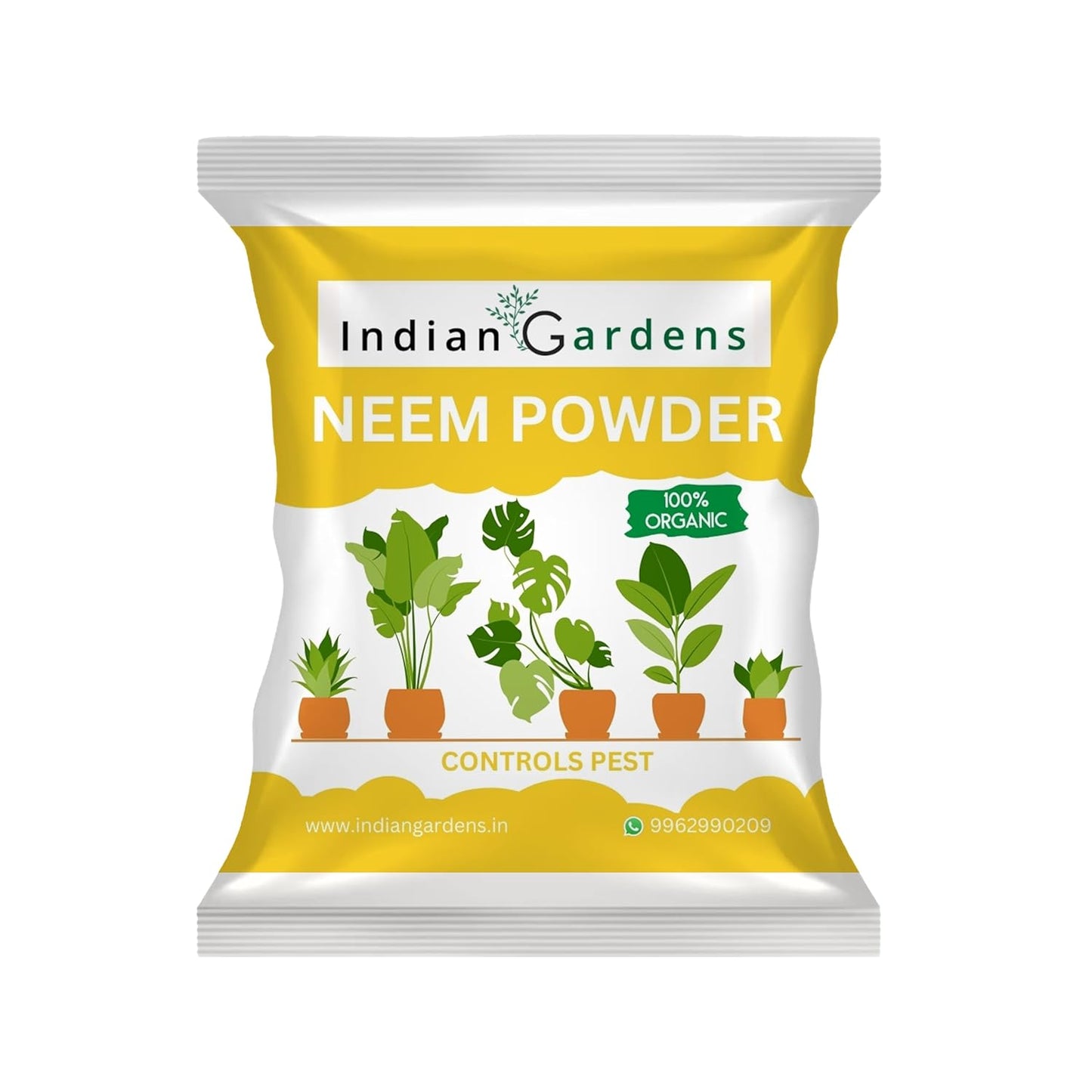 Neem cake powder 100% organic fertilizer for plants