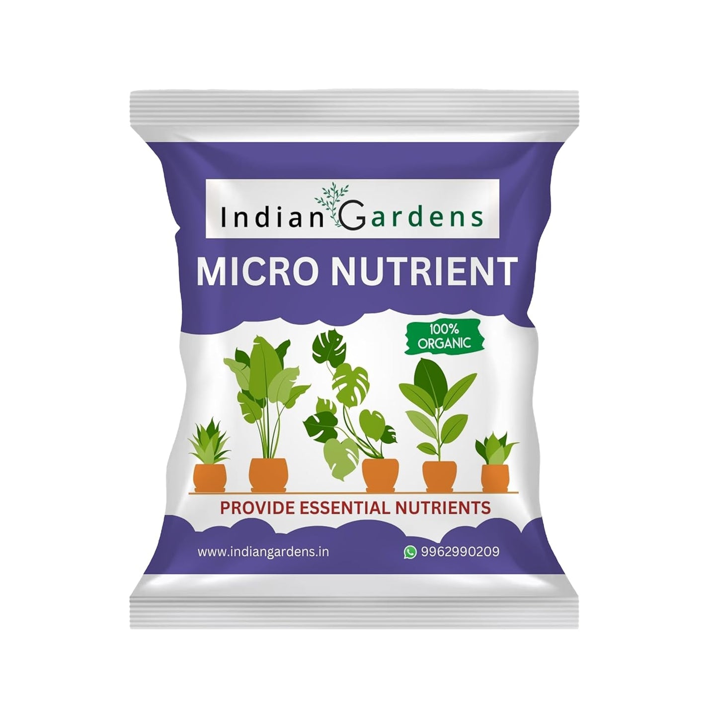 Micro Nutrient Fertilizer | Soil Applicant | Premium Essential Plant Food | Home Gardens for All Plants