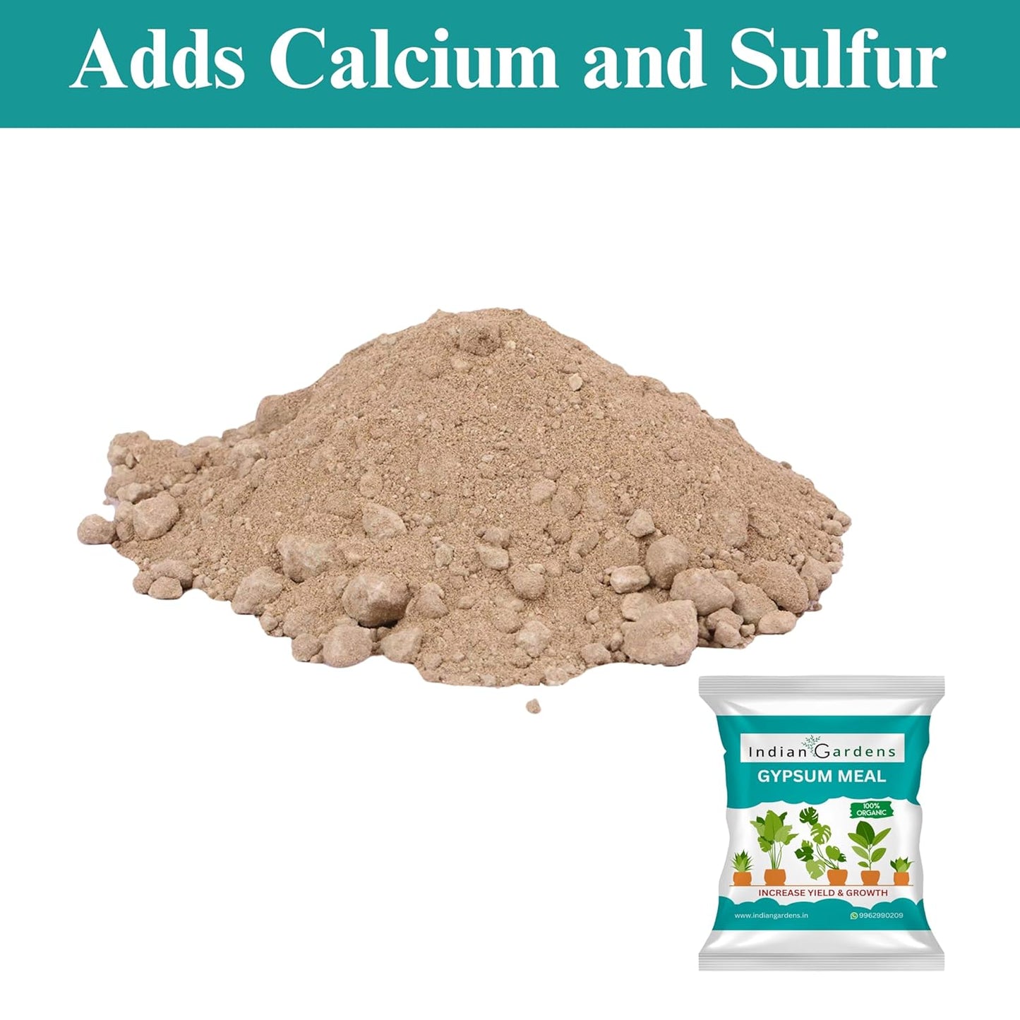 Gypsum fertilizer for plants | Gypsum Soil Amendment | Soil Conditioner | Gypsum Powder | Natural Gypsum | Plant Food