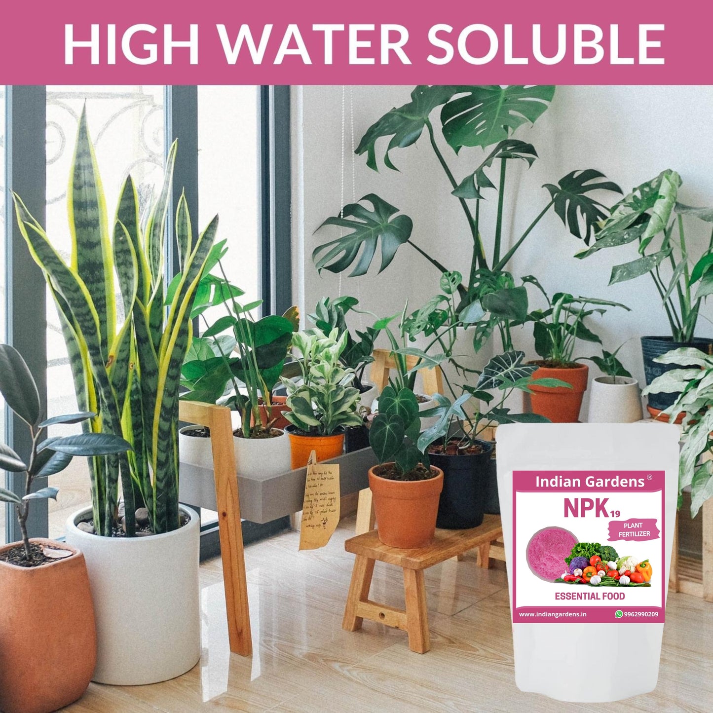 Npk 19 Fertilizer Powder For Plants