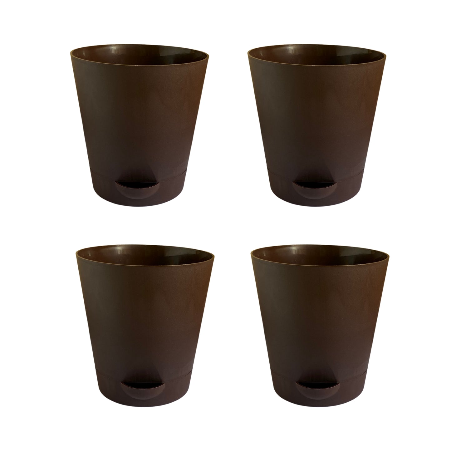 Colour Plastic Self Watering Pot  |Self Watering Pot | Colour Pot set of 4