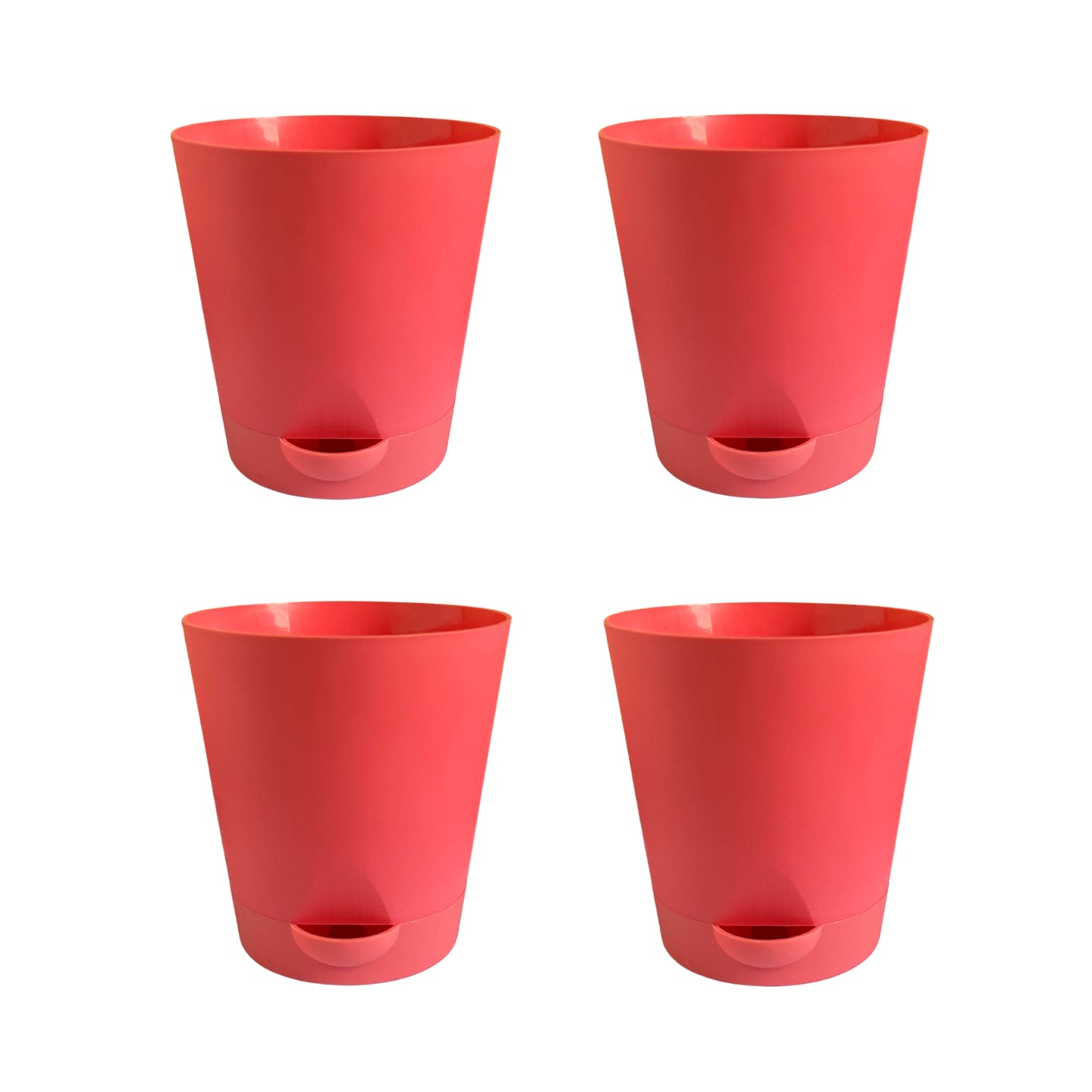 Colour Plastic Self Watering Pot  |Self Watering Pot | Colour Pot set of 4