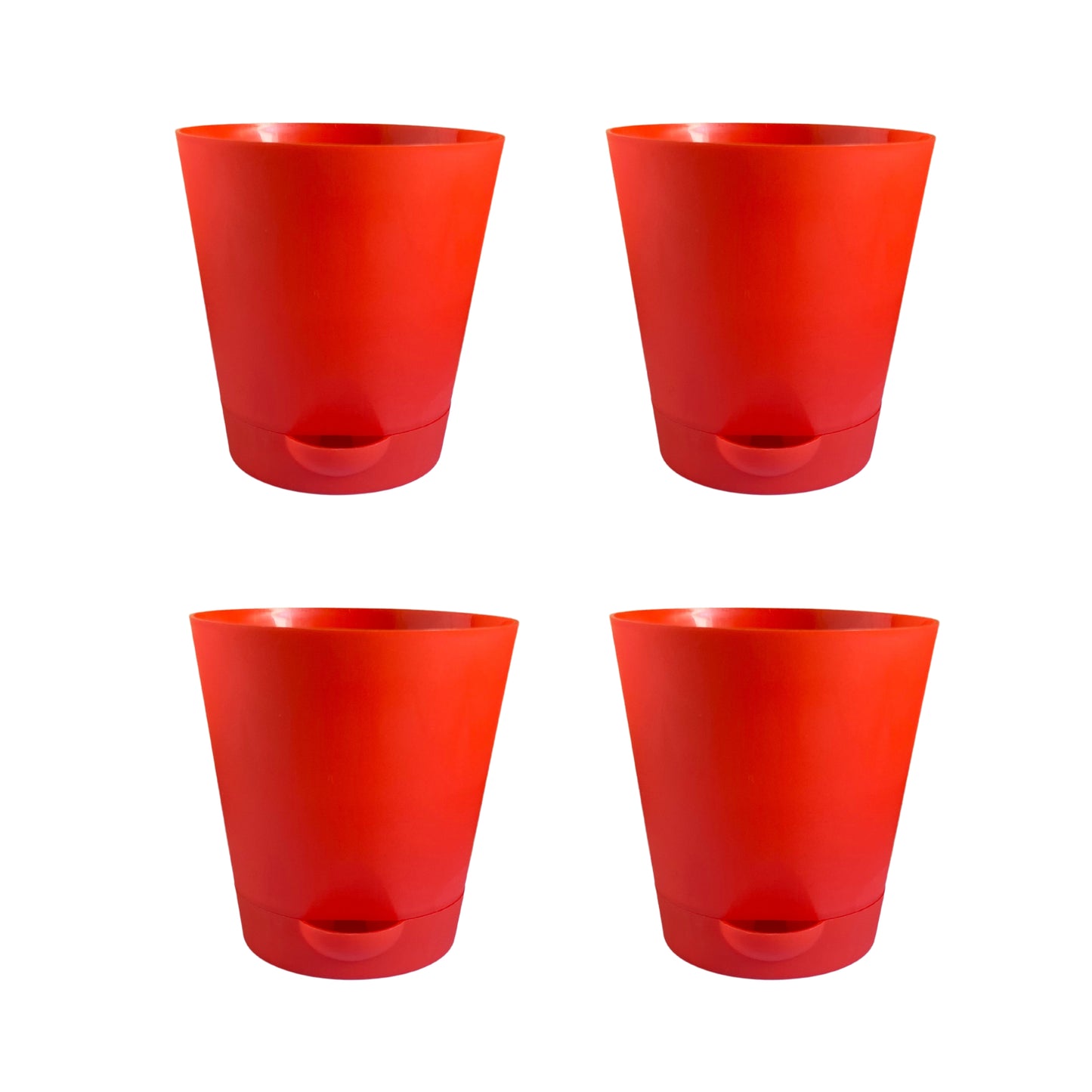 Colour Plastic Self Watering Pot  |Self Watering Pot | Colour Pot set of 4