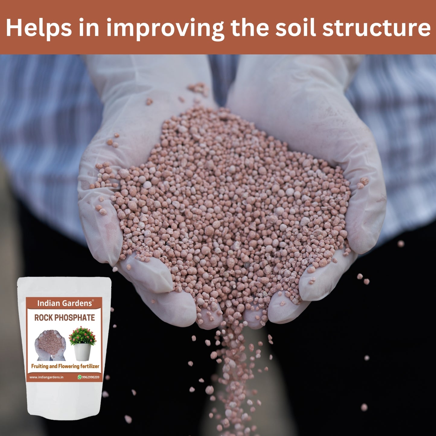 Rock Phosphate Fertilizer For All Plants