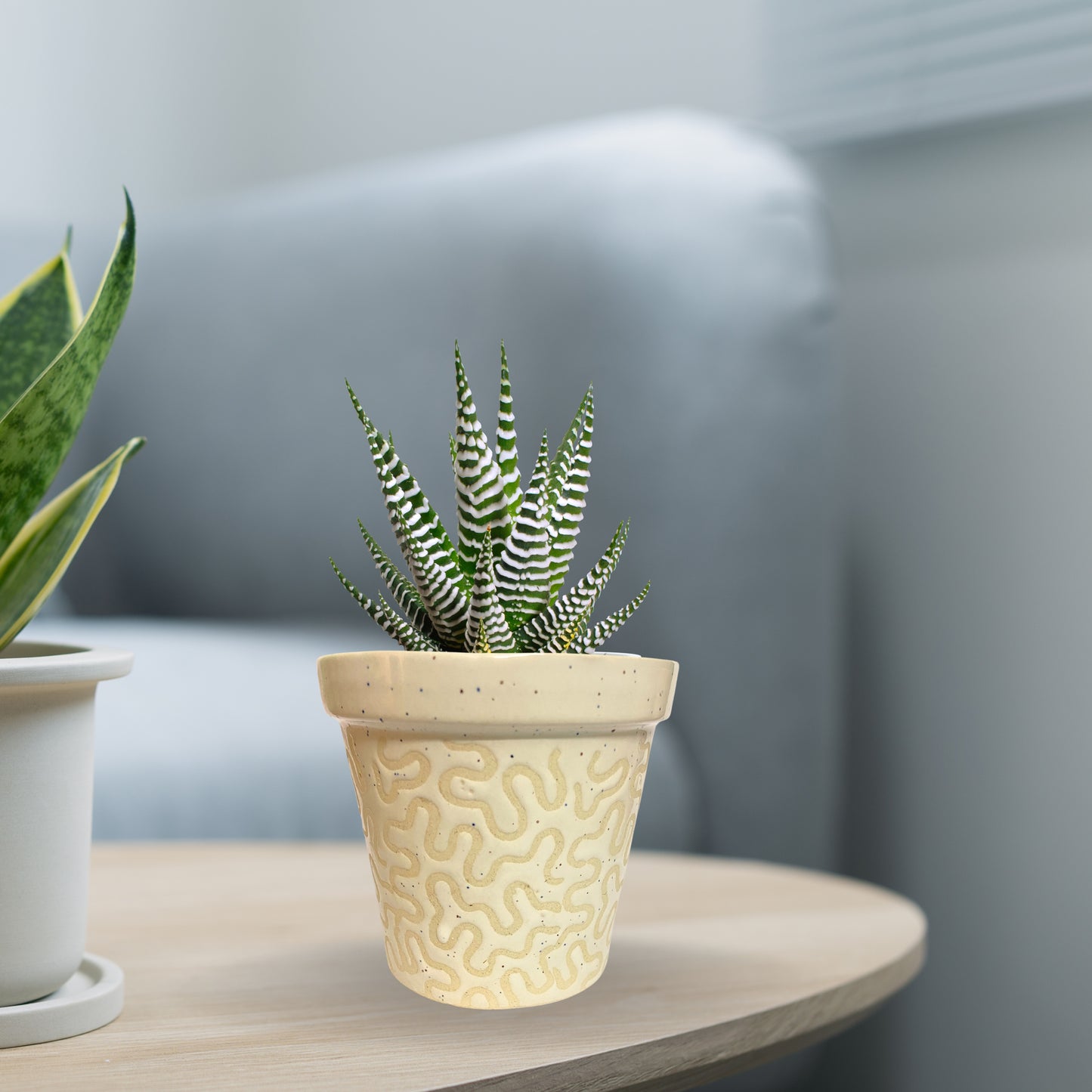 Ceramic White Colour Pot Home, Indoor Décor & Gifting