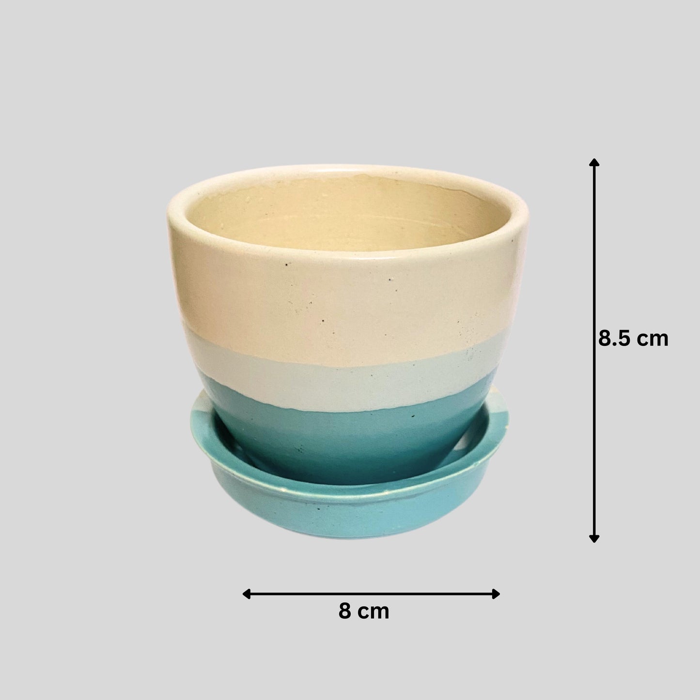 Ceramic Blue Colour Pot Home, Indoor Décor & Gifting
