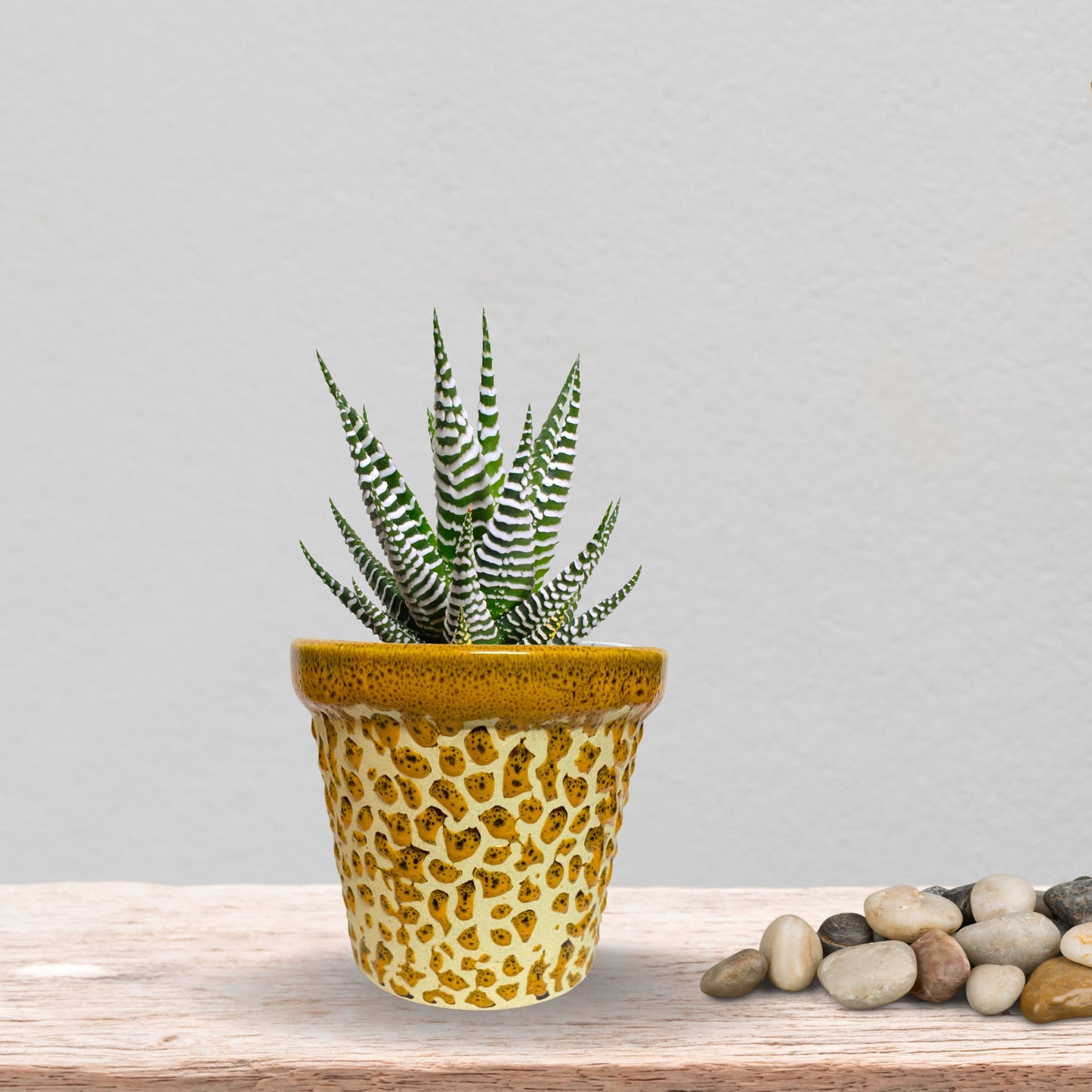 Ceramic different Colour Pot ( Set of 4 ) Home, Indoor Décor & Gifting