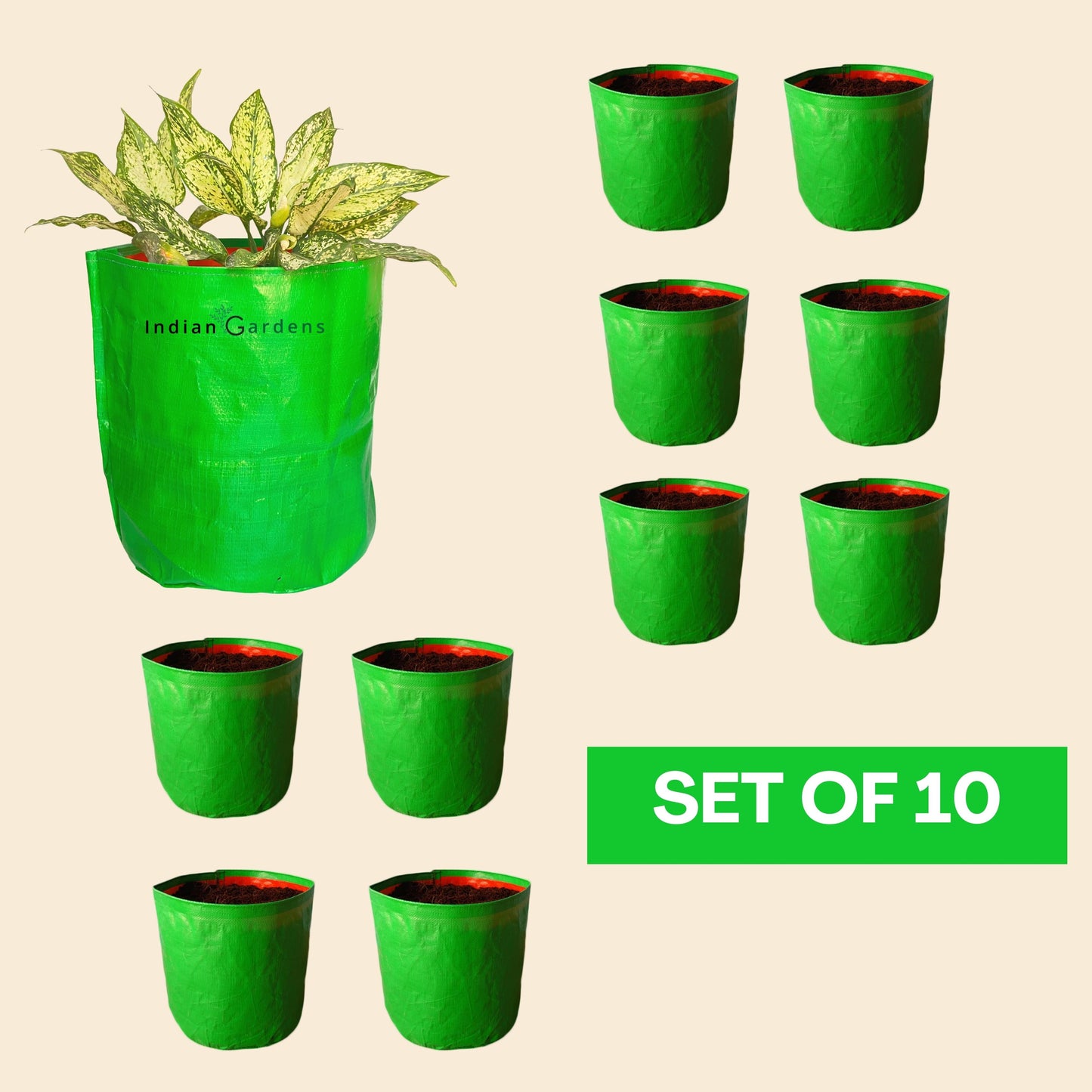 Grow Bags Set of 10