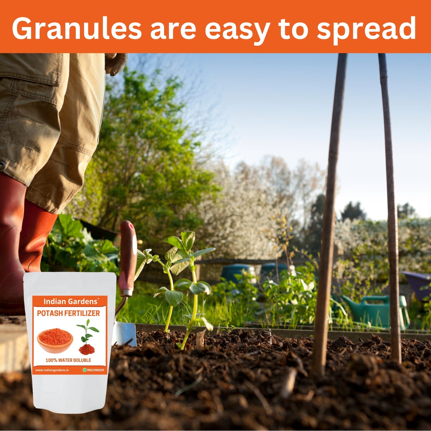 Potash meal fertilizers