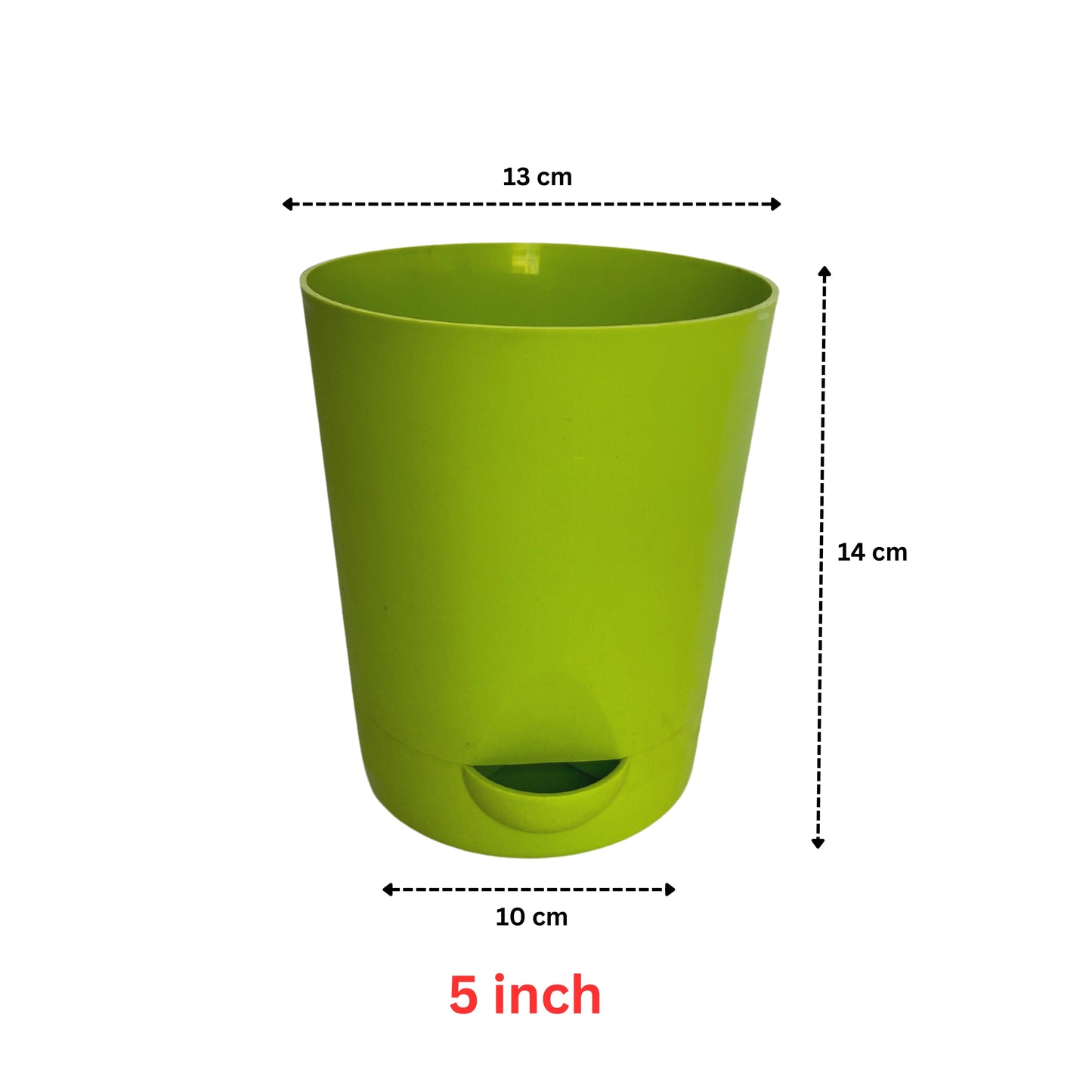 Colour Plastic Self Watering Pot  |Self Watering Pot | Colour Pot set of 10