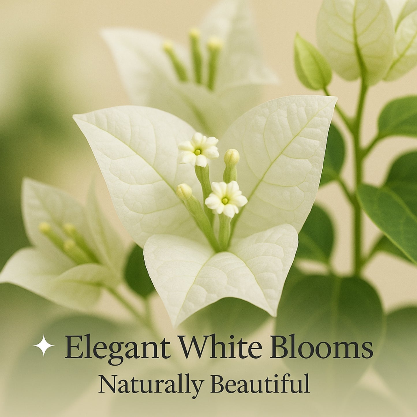 Bougainvillea (white)