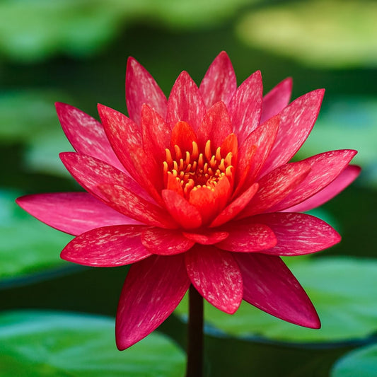 Waterlily ( Orange with White ) ( Code 5 )