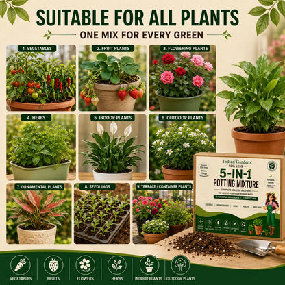 5-in-1 Soil Less Potting Mixture