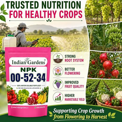 NPK 00:52:34 Water Soluble Fertilizer