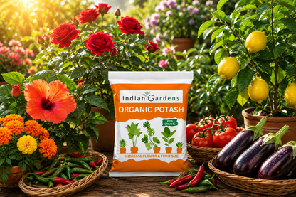 Organic Bio Potash Fertilizer | Plant Nutrient Supplement | Slow Release Granules For Plants and Home Garden