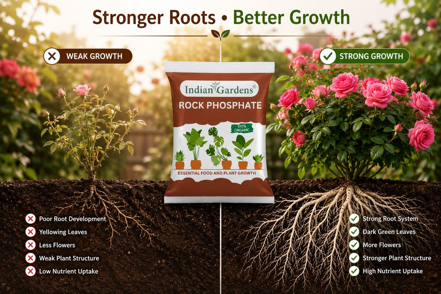 Rock Phosphate Fertilizer For All Plants