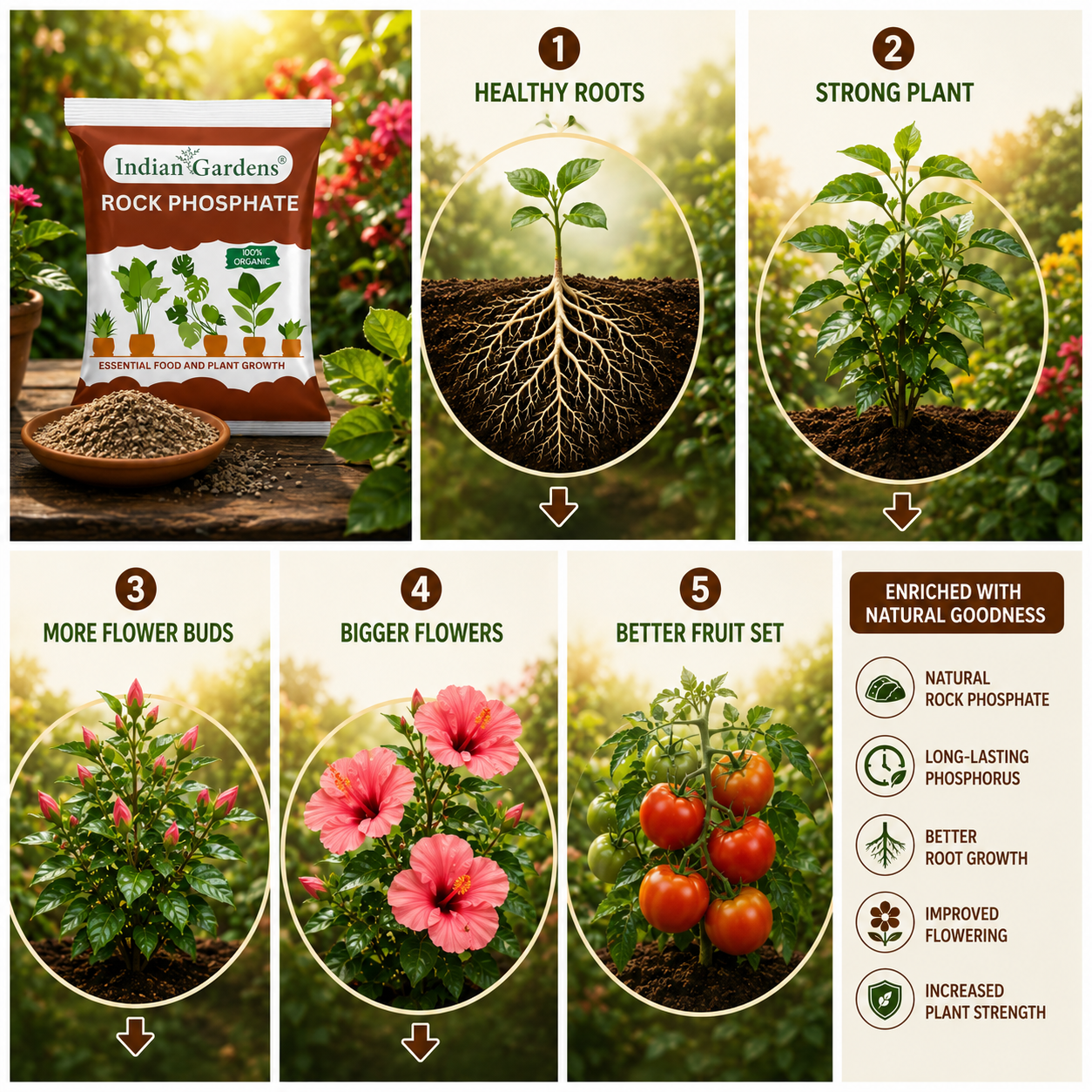 Rock Phosphate Fertilizer For All Plants