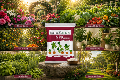 Npk 20:20:20 Fertilizer Powder For All Garden Plants | Water Soluable | Plant Growth Booster | Plant Food