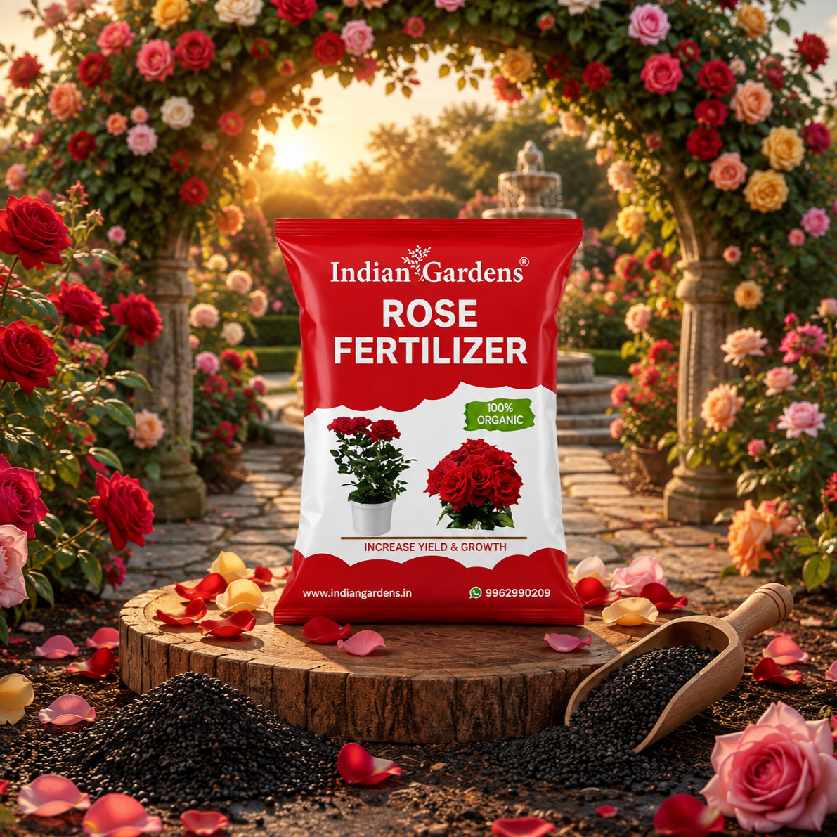 Rose Fertilizer | Rose Plant Food For Flowering Plants | Flower Booster