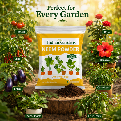 Neem cake powder 100% organic fertilizer for plants