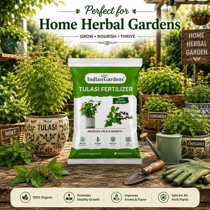 Tulasi Fertilizer  | Holy Basil Fertilizer | Tulasi Growth Fertilizer | Tulasi Organic Plant Food | Tulasi Leaf Health Fertilizer