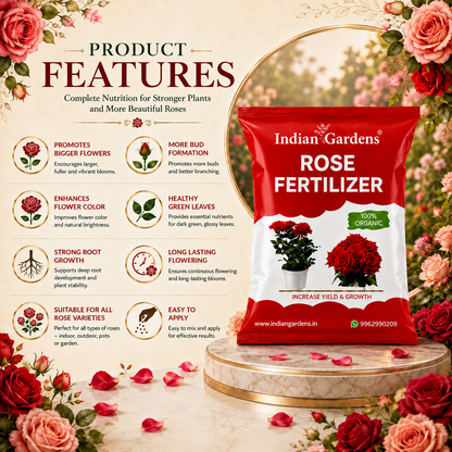 Rose Fertilizer | Rose Plant Food For Flowering Plants | Flower Booster