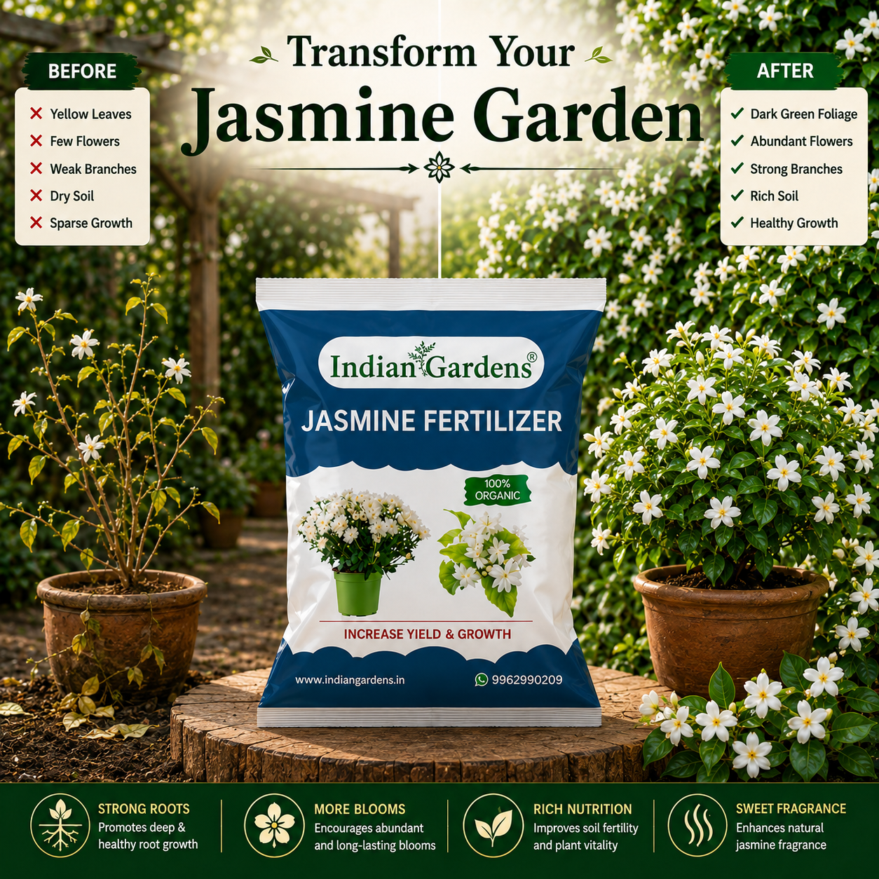 Jasmine Fertilizer for plants