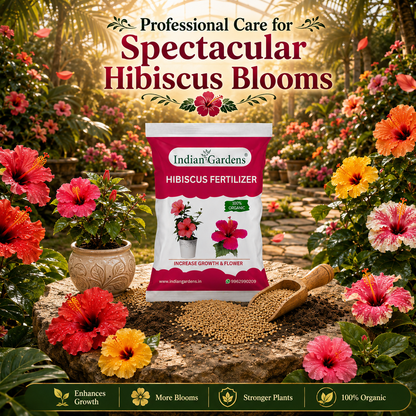 Hibiscus Fertilizer | Flowering Plant Fertilizer |Organic Plant Food For Flowering | Healthy Stems And Strong Roots