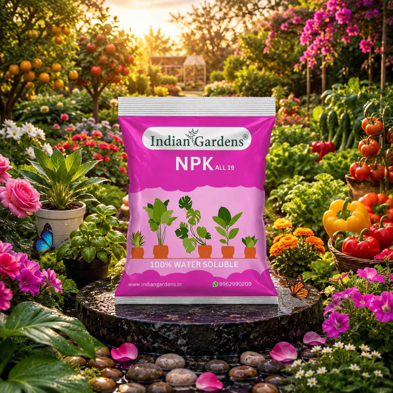 NPK 19 Fertilizer For Plants (500 Grams)