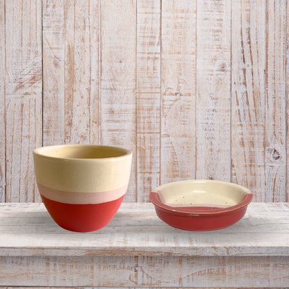 Ceramic Cup pot ( Set of 3 ) Pot Home, Indoor Décor & Gifting