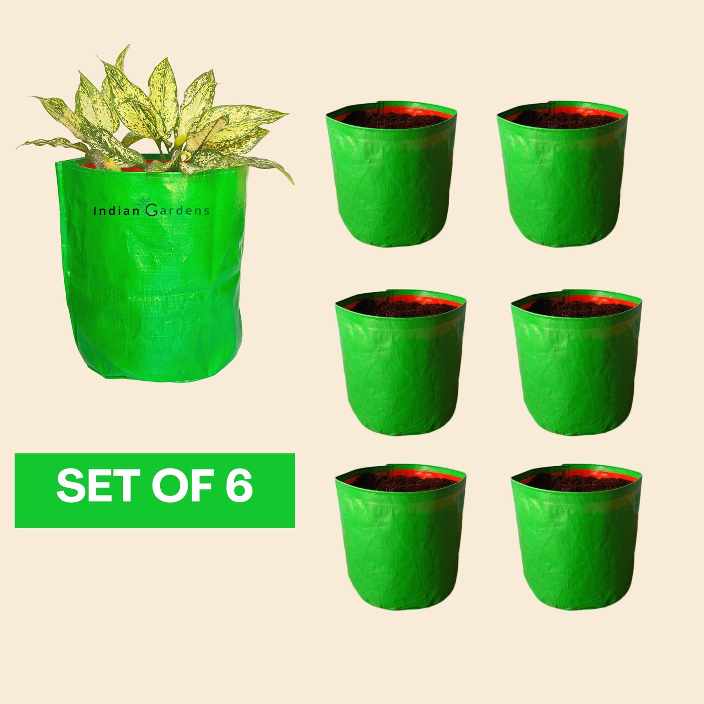 Grow Bags Set of 6